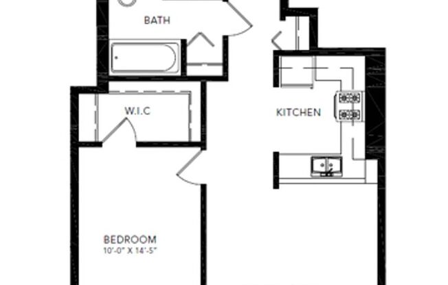 1 bed, 1 bath, 577 sqft, $2,099, Unit 603