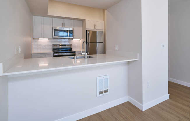 Kitchen with Stainless Steel Appliances