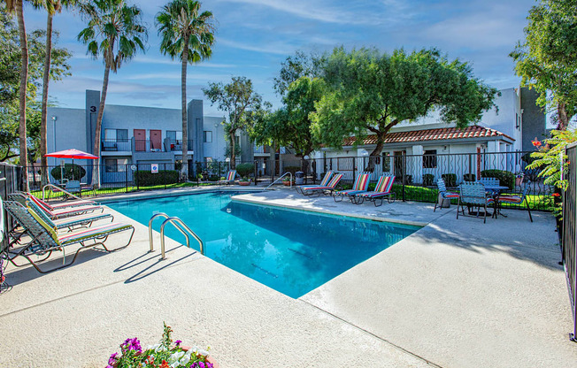 Pool at Acacia Hills Apartments in Tucson Arizona