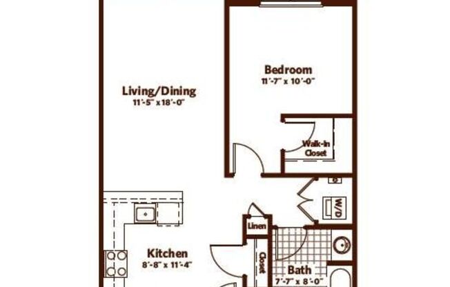 1 bed, 1 bath, 761 sqft, $2,585