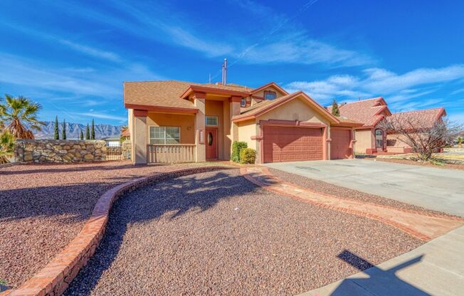 Home for Rent! Two-Story Home Near Ft. Bliss!