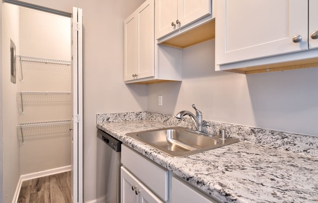 Double Stainless Steel Sink at Glen Hills Apartments, Glendale, WI, 53209