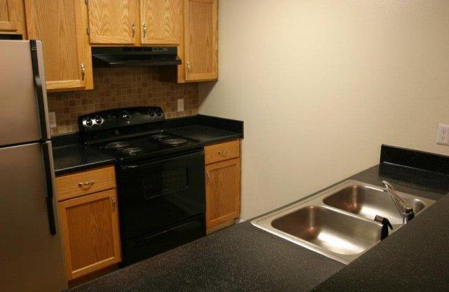 Kitchen at Pine Winds Apartments in Raleigh NC