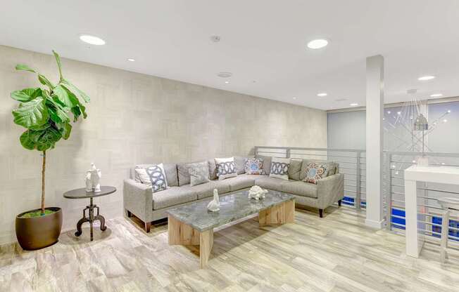 living room at Parc One, Santee, 92071