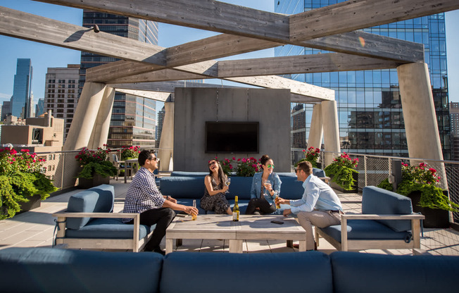 Relax out on the Rooftop Lounge