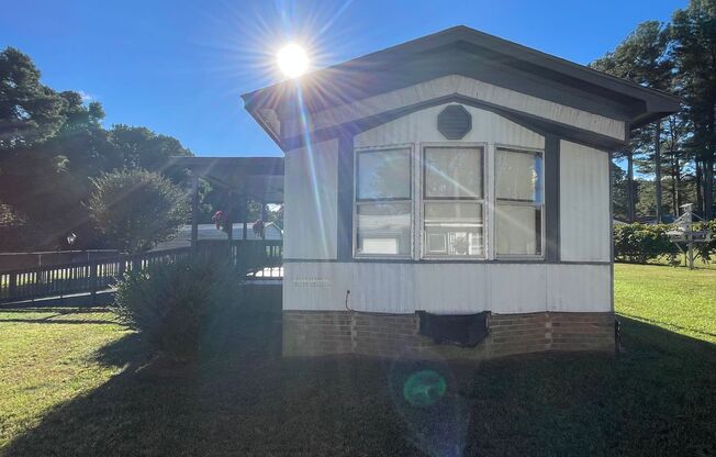 Quiet setting between Angier and Fuquay Varina