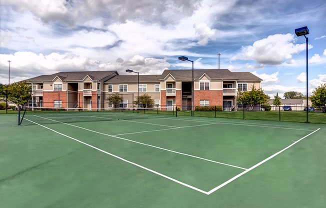 Tennis court luxury amenity onsite carwash facility
