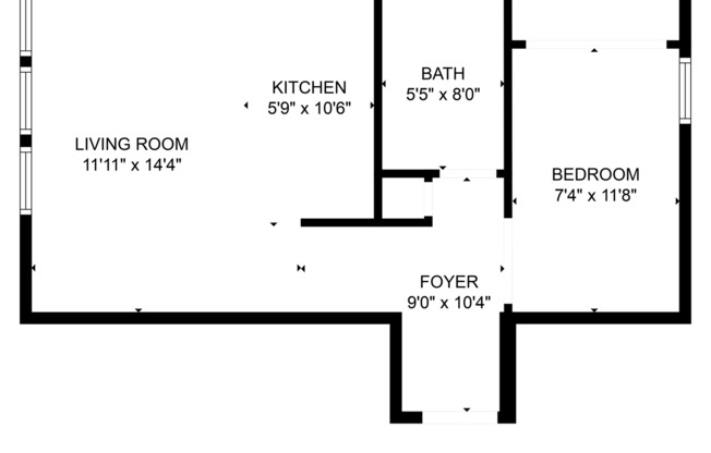 1 bed, 1 bath, 500 sqft, $2,250, Unit 21