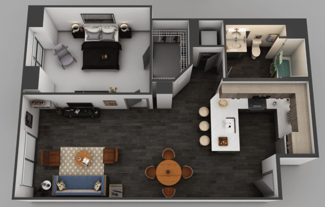 1 bed, 1 bath, 850 sqft, $2,580, Unit 1401