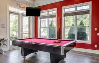 clubhouse with billiards table
