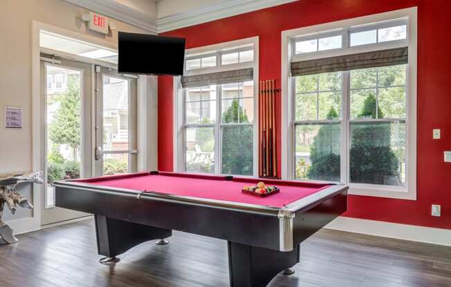 clubhouse with billiards table