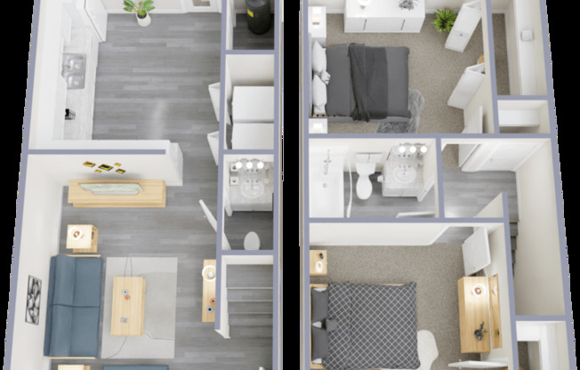 2 beds, 1.5 baths, 944 sqft, $1,650