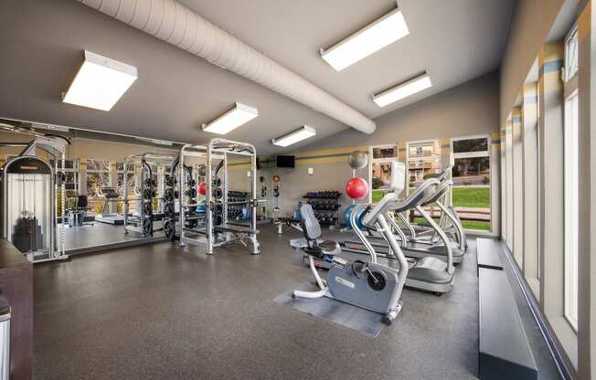 Cardio Machines at Woodland Hills Apartments, CO, 80918