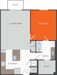 1 bed, 1 bath, 847 sqft, $2,791