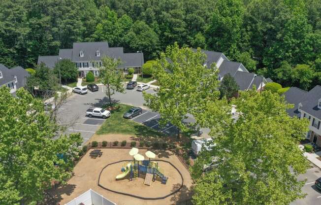 Fairgate Apartments Raleigh Aerial Grounds
