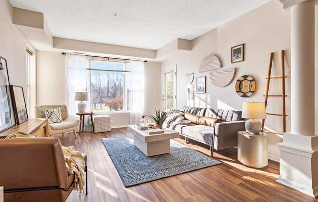 Dominium-Landings at Silver Lake Village-Model Living Room