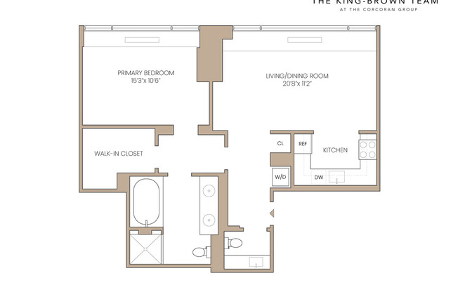 1 bed, 1.5 baths, 930 sqft, $5,200, Unit 16A