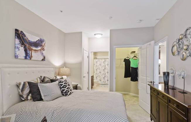 Bedroom With Closet at The Beacon at Waugh Chapel, Gambrills, MD