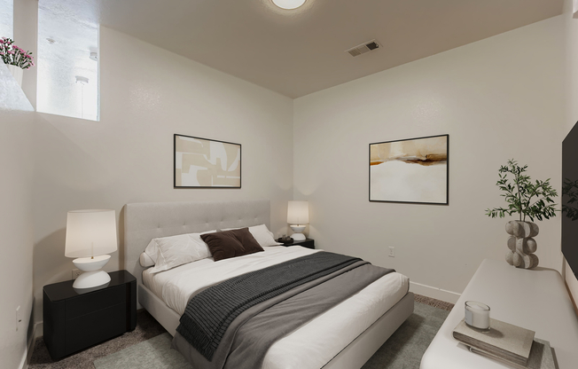 Plan A3: elegant bedroom