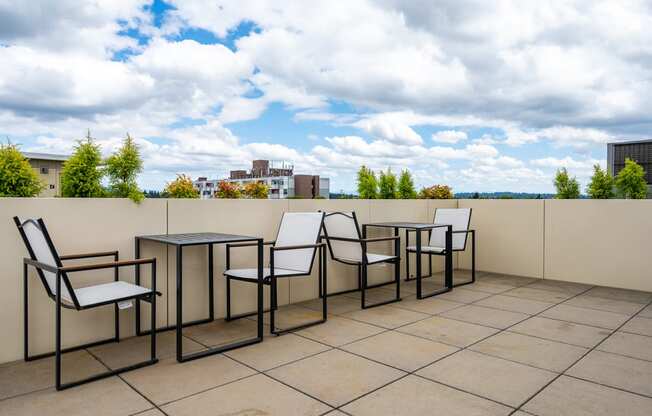 The Morgan| Rooftop Sitting Area