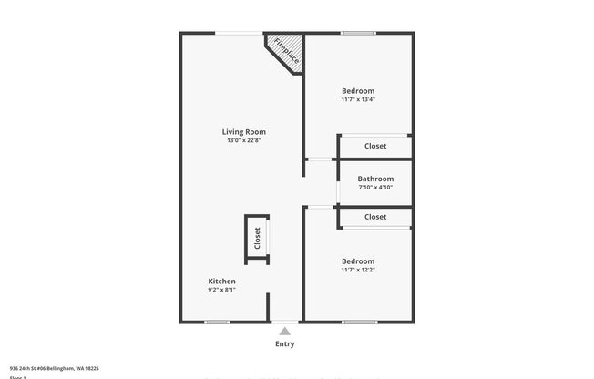 2 beds, 1 bath, $1,700, Unit 2