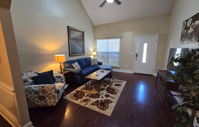 FULLY FURNISHED, 2148 Reserve Lane - Augusta, GA, 3 Bedroom Corporate Rental with 1 Car Garage