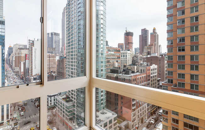 Floor-to-Ceiling Windows and City Views