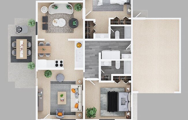 2 beds, 2 baths, $1,765