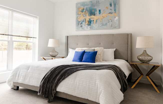 Gorgeous Bedroom at Winfield Station Apartments, J Street Property Services, Winfield, IL