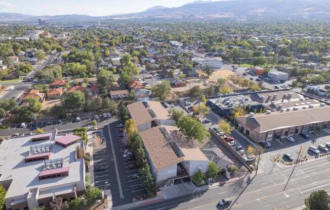 Sierra Townhomes Aerial View