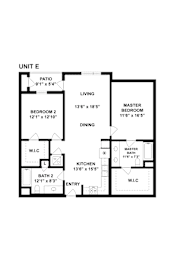 2 beds, 2 baths, 1,152 sqft, $3,199