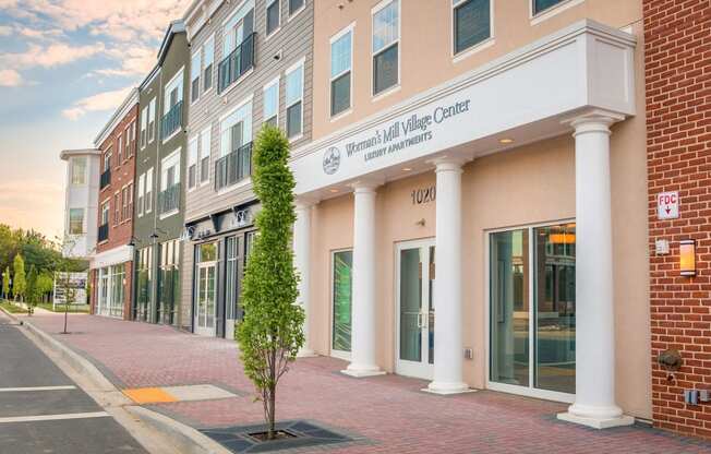 Leasing Office Exterior at Village Center Apartments At Wormans Mill*, Frederick, Maryland
