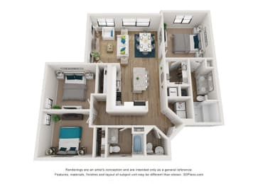 3 beds, 2 baths, 1,423 sqft, $3,401