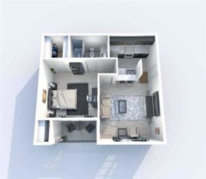 1 bed, 1 bath, 518 sqft, $897