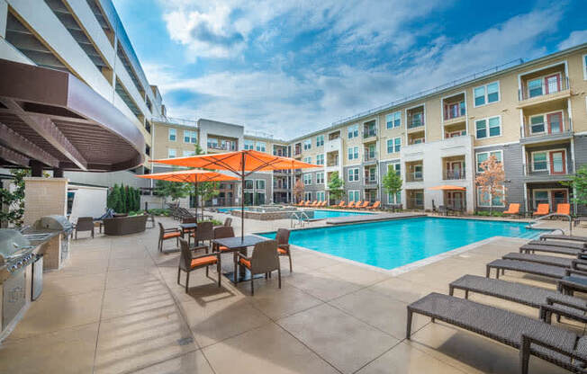 Poolside Sundeck at Aviator West 7th, Fort Worth, 76107