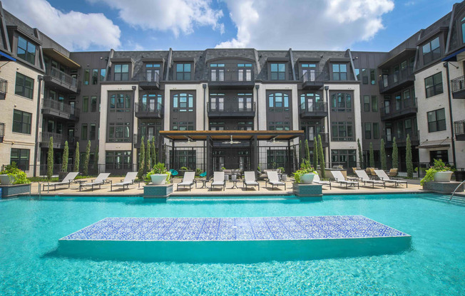 The Crosby at The Brickyard outdoor pool views Apartments near DFW with outdoor pool