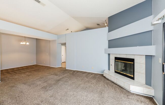 One Story 3 Bed / 2 Bath Single Family Home with Fenced Yard in Las Vegas