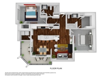 2 beds, 2 baths, 1,152 sqft, $1,737