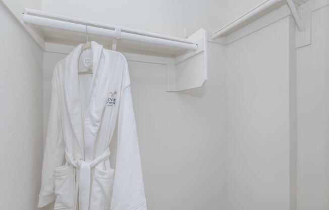 a shower curtain