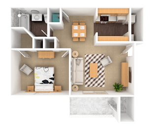 1 bed, 1 bath, 685 sqft, $1,099