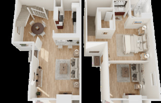 1 bed, 1 bath, 752 sqft, $1,305