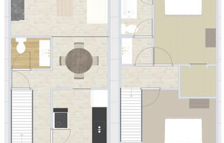 2 beds, 1.5 baths, 1,155 sqft, $1,300, Unit 9321T