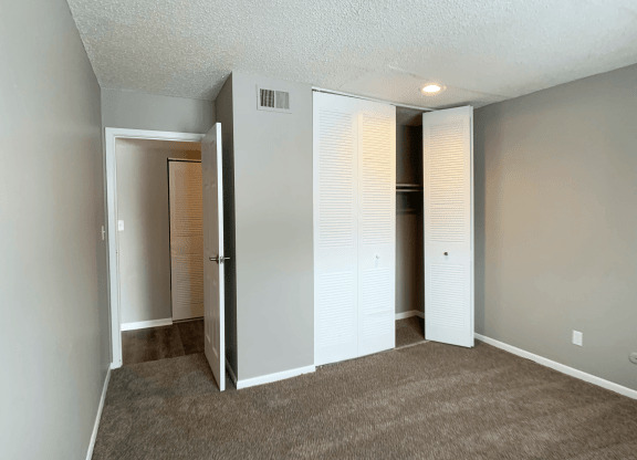 Large carpeted bedroom