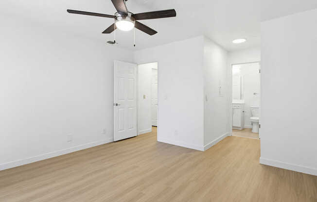 Bedroom with Hard Surface Flooring