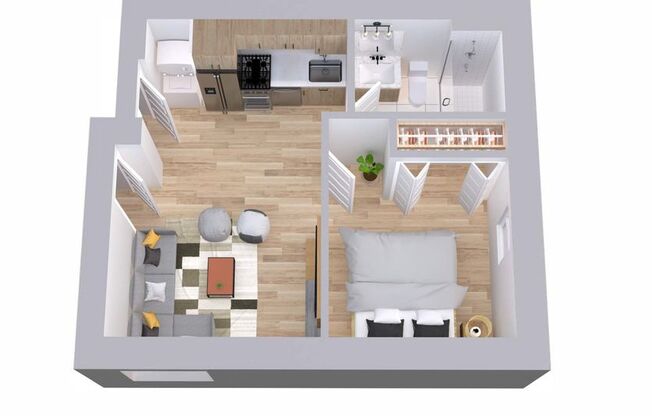 1 bed, 1 bath, 409 sqft, $2,375, Unit 2239-1S