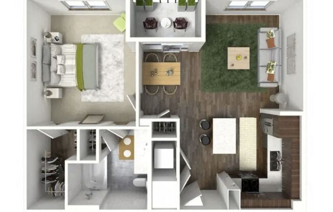 1 bed, 1 bath, 768 sqft, $1,217, Unit 1301