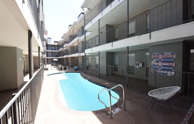 First floor unit with community pool!