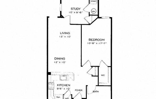 1 bed, 1 bath, 862 sqft, $2,375