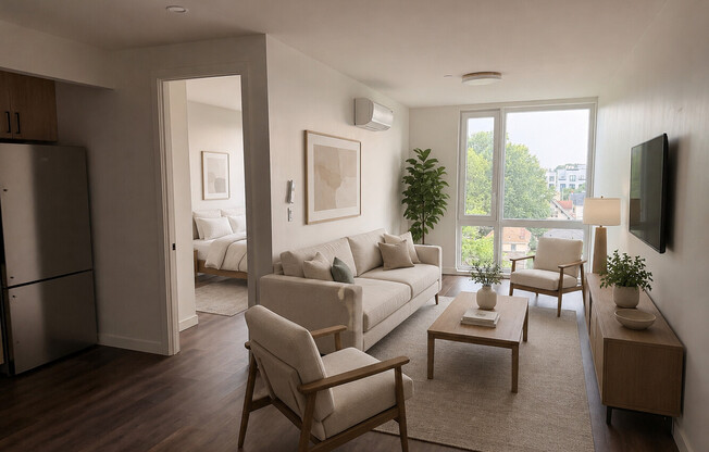 1 bed, 1 bath, 587 sqft, $3,100