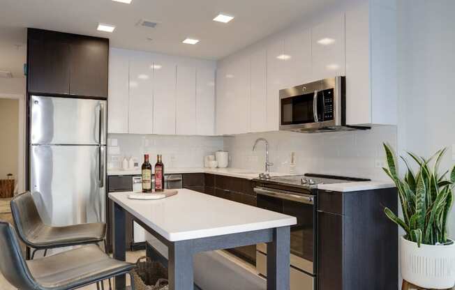 Gourmet Kitchen With Island at 1405 Point, Baltimore, MD